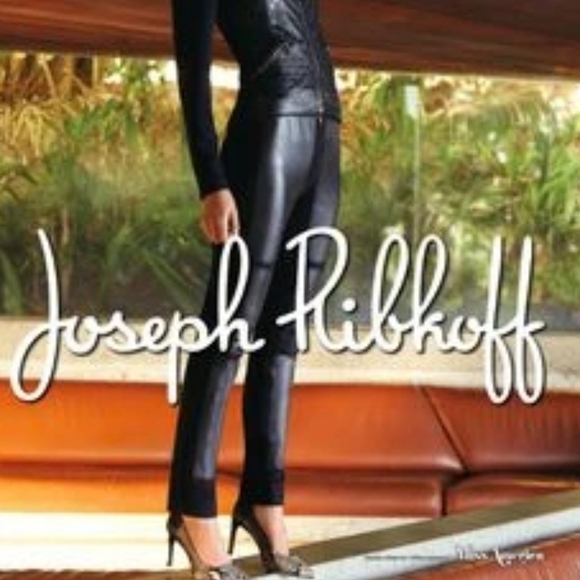 Joseph Ribkoff Pants - Joseph Ribcoff pants with faux leather panels